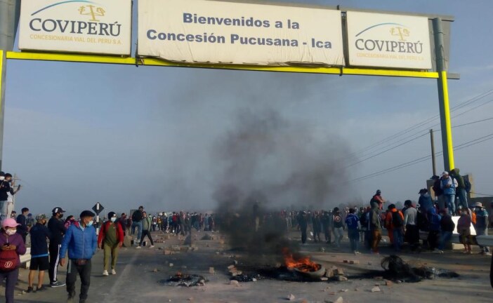 EMPRESARIOS DE AGAP: PIDEN A LA PRESIDENTA BOLUARTE CUMPLIR SU ROL CONSTITUCIONAL PARA RESTABLECER EL TRANSITO EN ICA