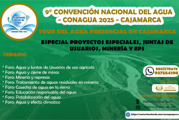 TOUR DEL AGUA: 9° CONAGUA 2025, SE REALIZARÁ EN TRUJILLO Y CAJAMARCA
