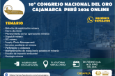 CAJAMARCA: “AGUA SÍ, ORO SÍ” ES EL SLOGAN DEL 10° CONGRESO NACIONAL DEL ORO – CONAO 2026 ONLINE